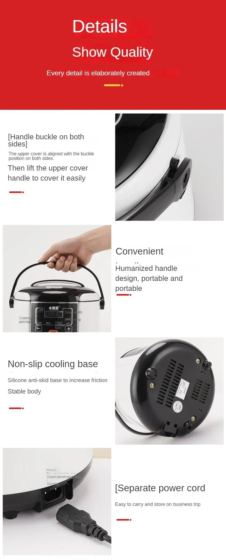 Grillio Portable Smart Rice Cooker