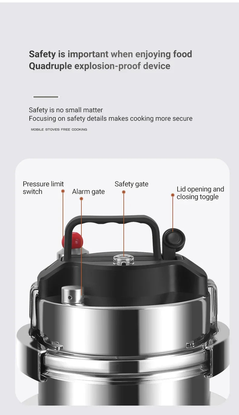 Grillio Stainless Pressure Cooker