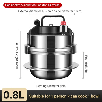 Grillio Stainless Pressure Cooker