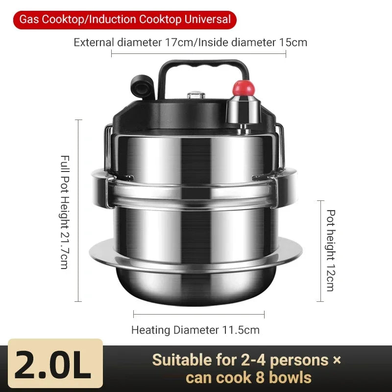 Grillio Stainless Pressure Cooker