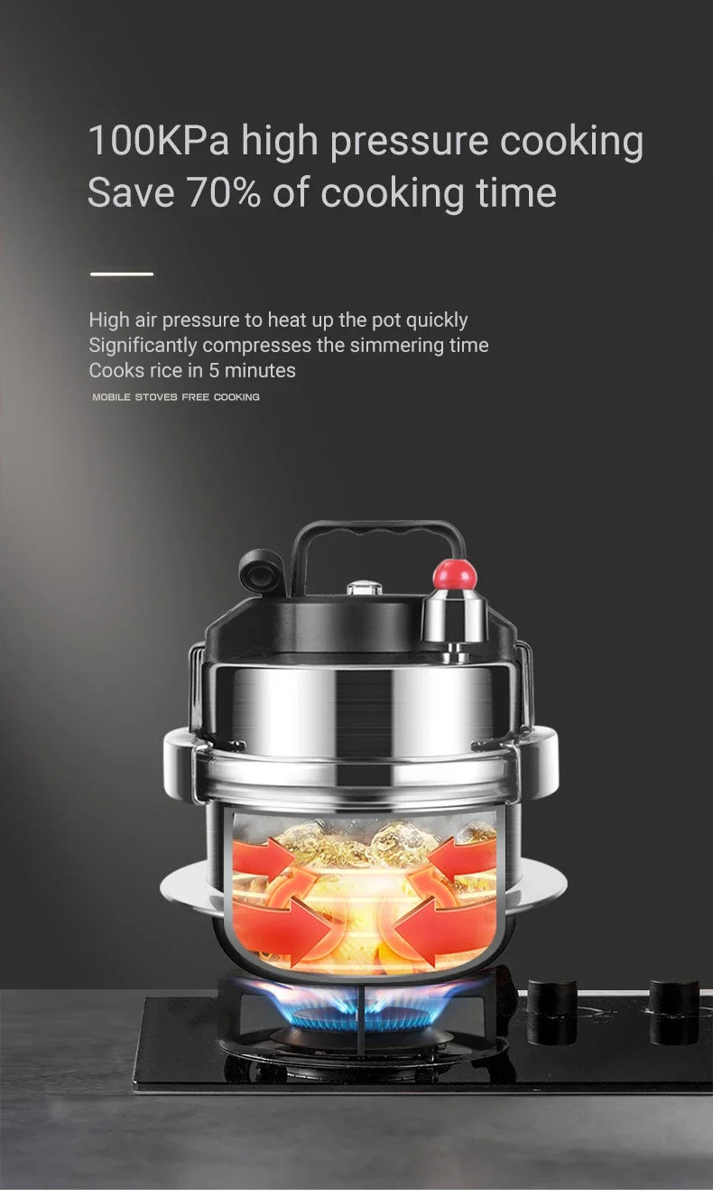 Grillio Stainless Pressure Cooker